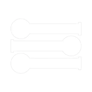 Etiquettes Take Away hydrosolubles grand format 250x70mm (200 feuilles x3 etiq.)